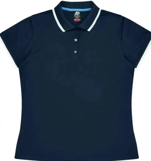 Aussie Pacific Portsea Lady Polo Shirt 2321  Aussie Pacific NAVY/WHITE 6